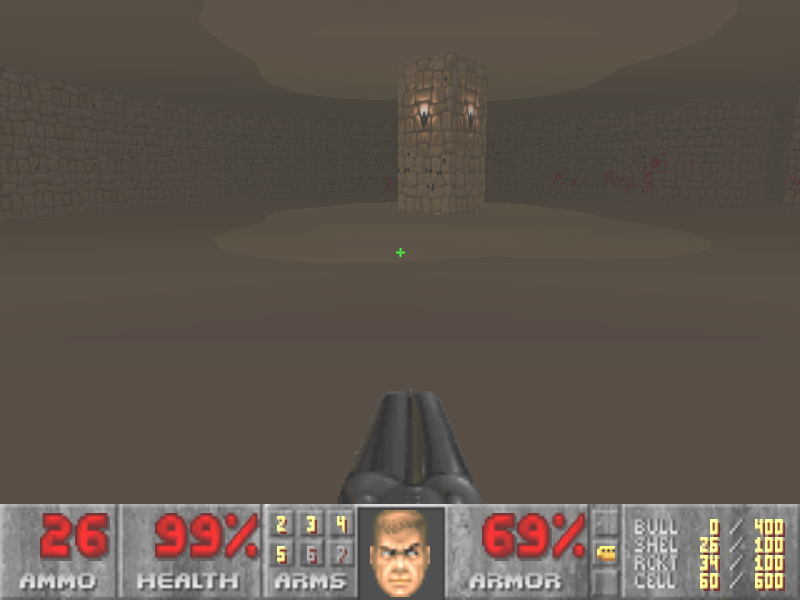 The floor/ceiling texture messed up.