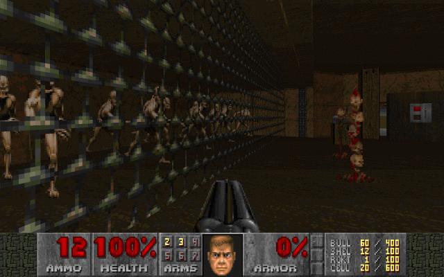 GZDoom's software mode, +gl_nogl true
