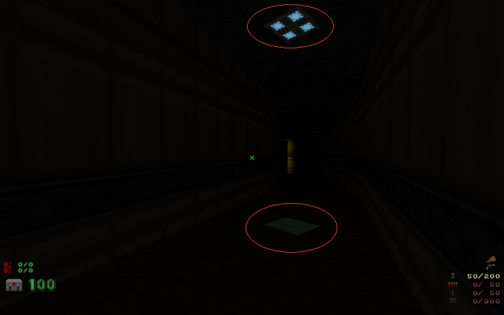 Same problem as DynLite1, but the absence of dynamic lighting is more noticeable.