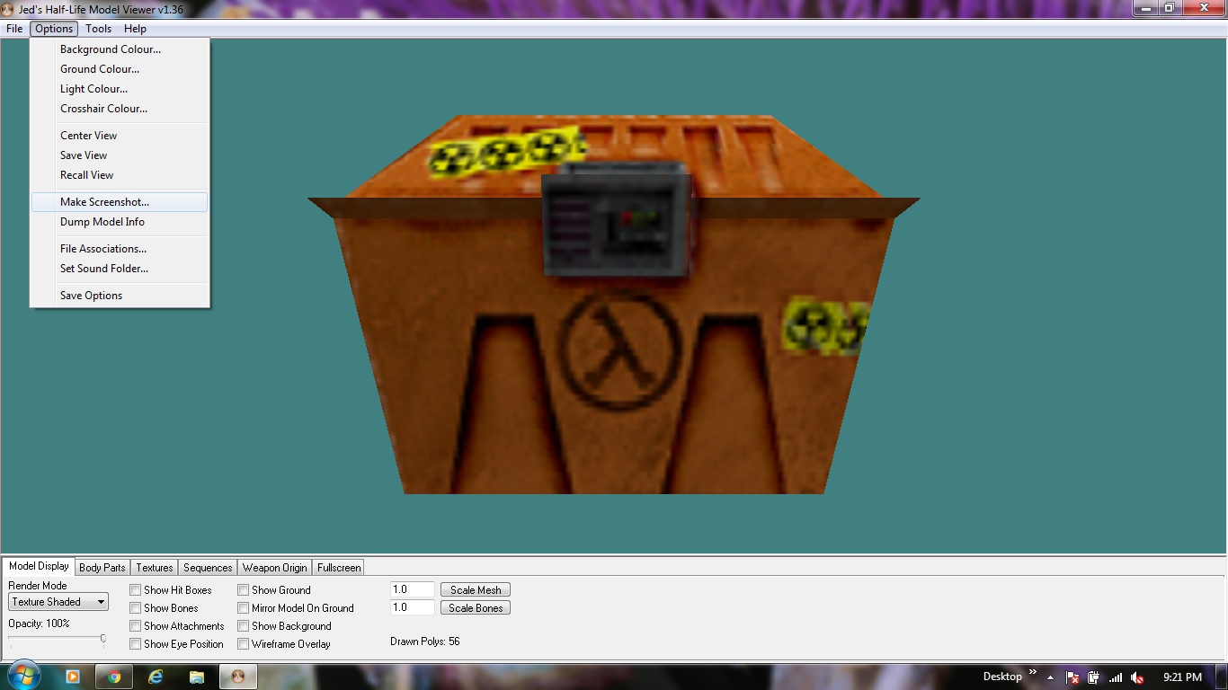 Screenshot of Half-Life Model Viewer