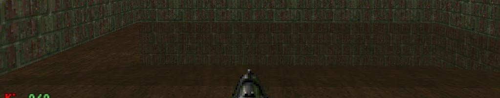 both sides are the same in the editor, but ingame there is a HOM along the wall where the 3d floor is on the left.