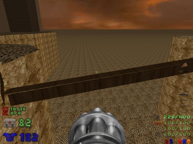 The same 3d floor in 'quality' mode.
